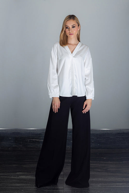 BLUSA BASIC EN MANGA LARGA