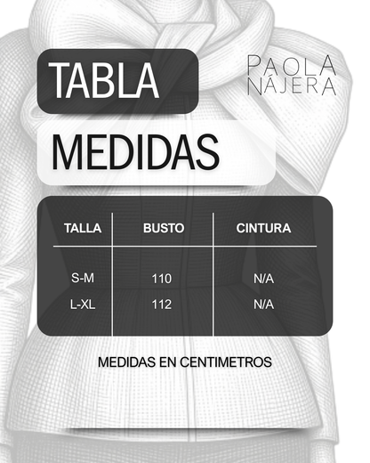 CAPA ASIMÉTRICA BLANCA DE CREPE | PRIMAVERA-VERANO | COLECCIÓN HILOS INVISIBLES by PAOLA NÁJERA
