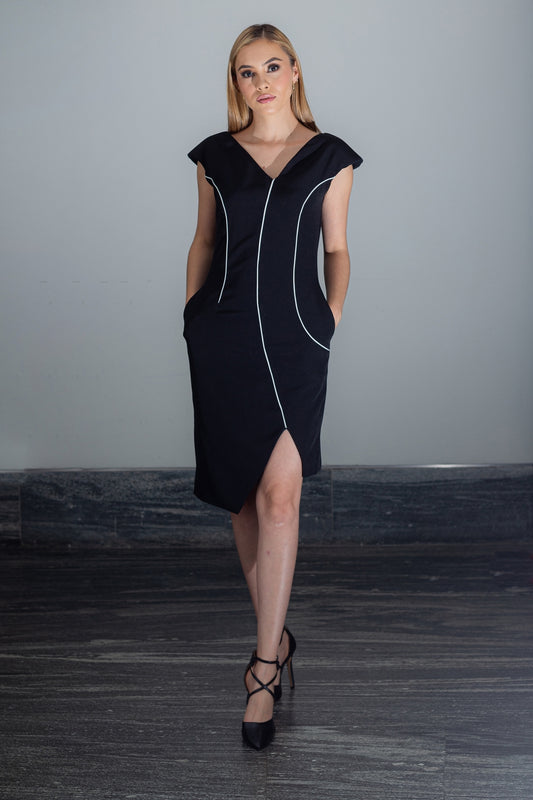 INFINITY DRESS WITH CREPE STRECH BAGS