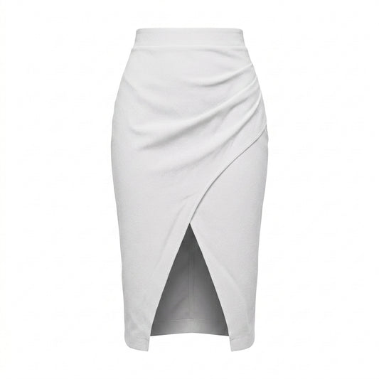 FALDA PLISADA BLANCA | PRIMAVERA-VERANO | COLECCIÓN HILOS INVISIBLES by PAOLA NÁJERA