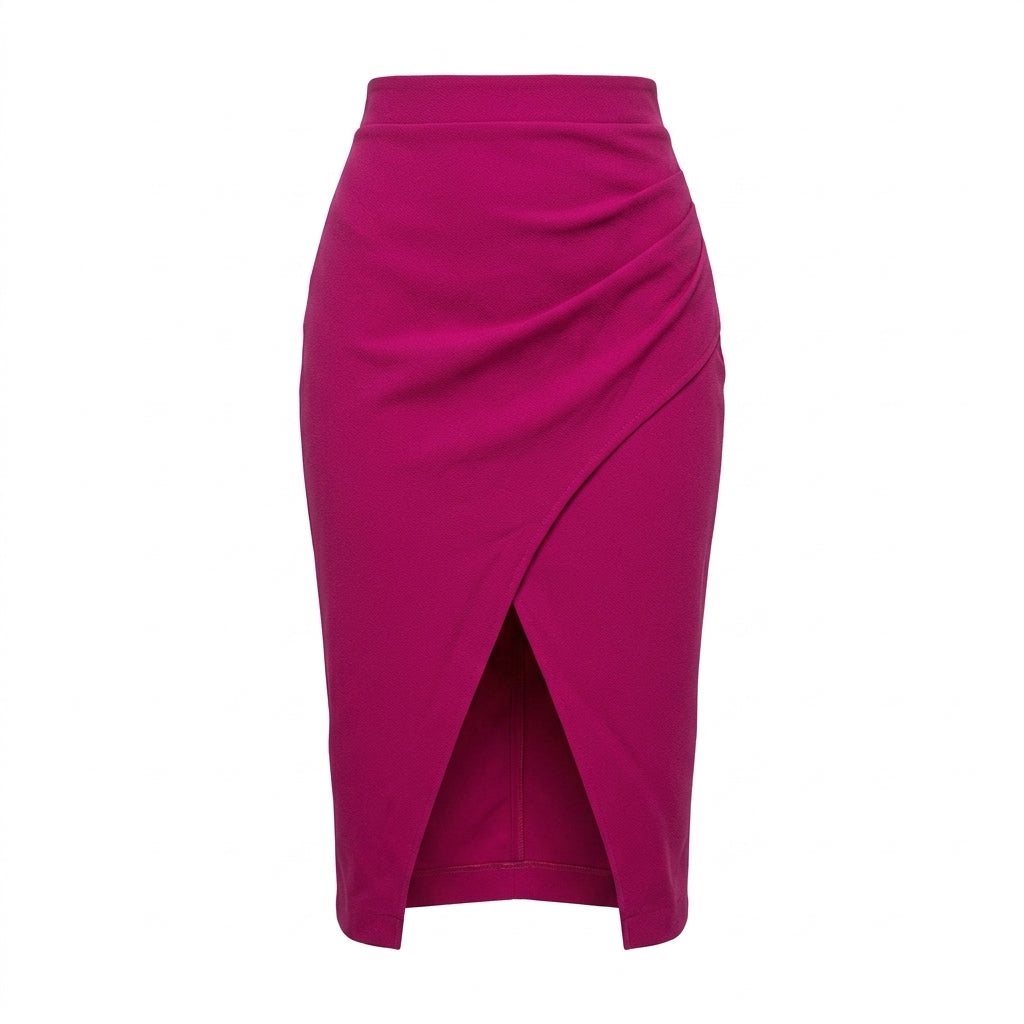 FALDA PLISADA ROSA | PRIMAVERA-VERANO | COLECCIÓN HILOS INVISIBLES by PAOLA NÁJERA (Copia)