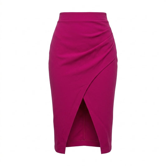 FALDA PLISADA ROSA | PRIMAVERA-VERANO | COLECCIÓN HILOS INVISIBLES by PAOLA NÁJERA (Copia)