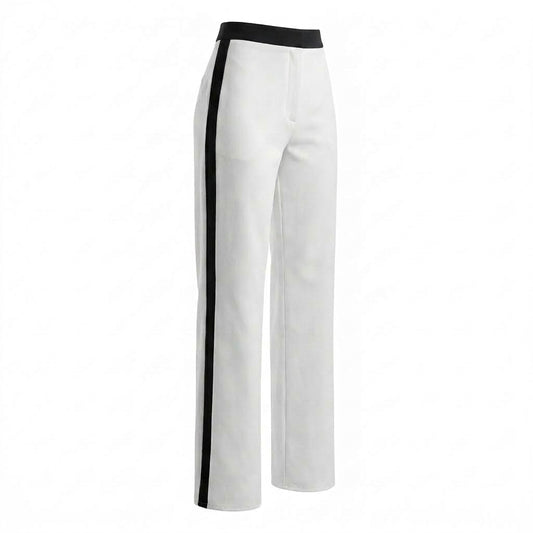 PANTALON BLANCO DE CREPE | PRIMAVERA-VERANO | COLECCIÓN HILOS INVISIBLES by PAOLA NÁJERA