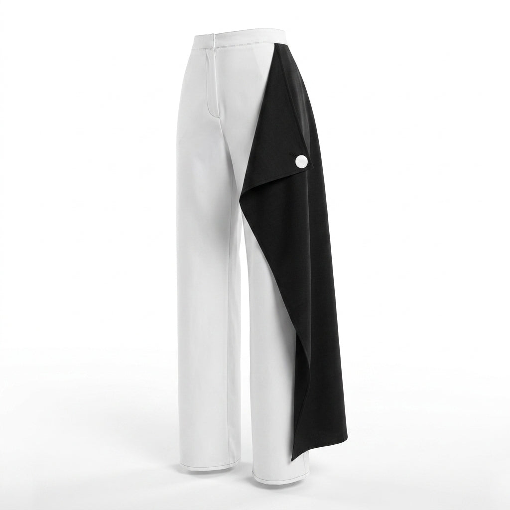 PANTALÓN TRANSFORMABLE CON ESCAROLA | PRIMAVERA-VERANO | COLECCIÓN HILOS INVISIBLES by PAOLA NÁJERA