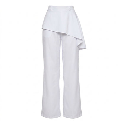 PANTALÓN CON ESCAROLA Y PRESILLAS | PRIMAVERA-VERANO | COLECCIÓN HILOS INVISIBLES by PAOLA NÁJERA (Copia)