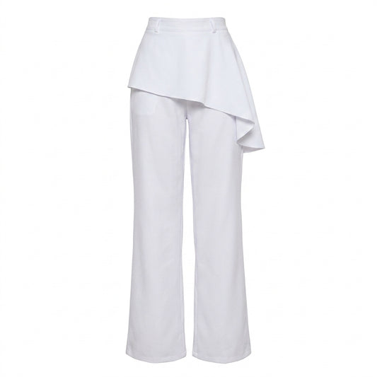 PANTALÓN CON ESCAROLA Y PRESILLAS | PRIMAVERA-VERANO | COLECCIÓN HILOS INVISIBLES by PAOLA NÁJERA (Copia)