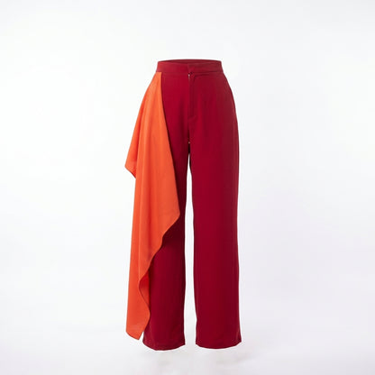 PANTALÓN TRANSFORMABLE CON ESCAROLA | PRIMAVERA-VERANO | COLECCIÓN HILOS INVISIBLES by PAOLA NÁJERA