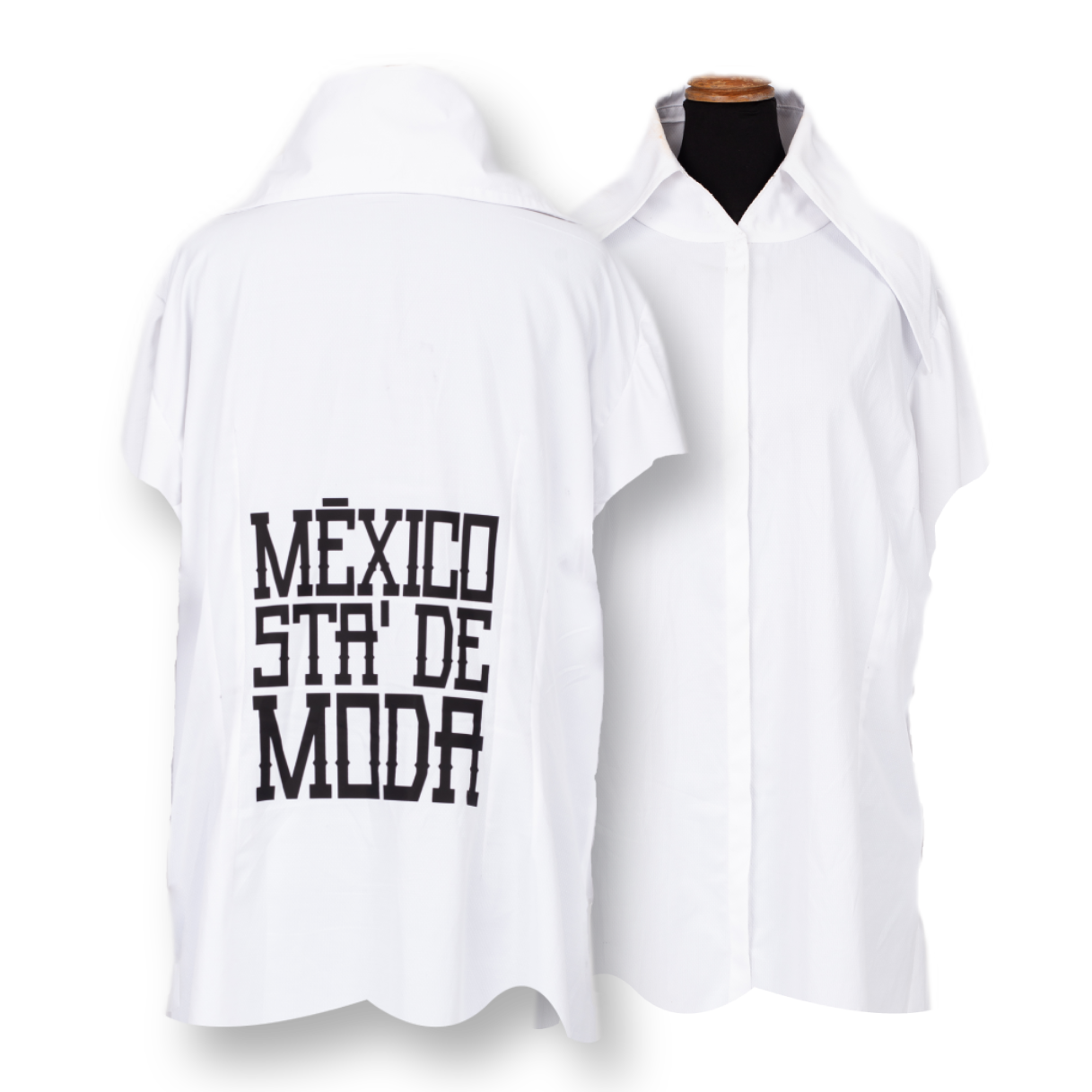 Camisa Over Shirt - Algodón de 500 hilos con Lema - México Sta de Moda