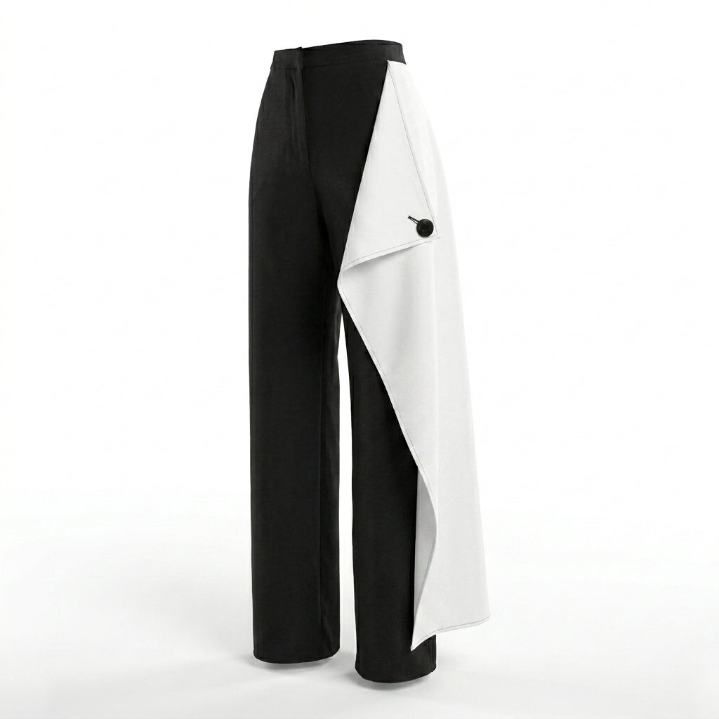 PANTALÓN TRANSFORMABLE CON ESCAROLA | PRIMAVERA-VERANO | COLECCIÓN HILOS INVISIBLES by PAOLA NÁJERA