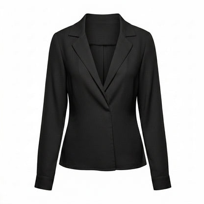SACO DE CORTE RECTO NEGRO | PRIMAVERA-VERANO | COLECCIÓN INFINITY by PAOLA NÁJERA