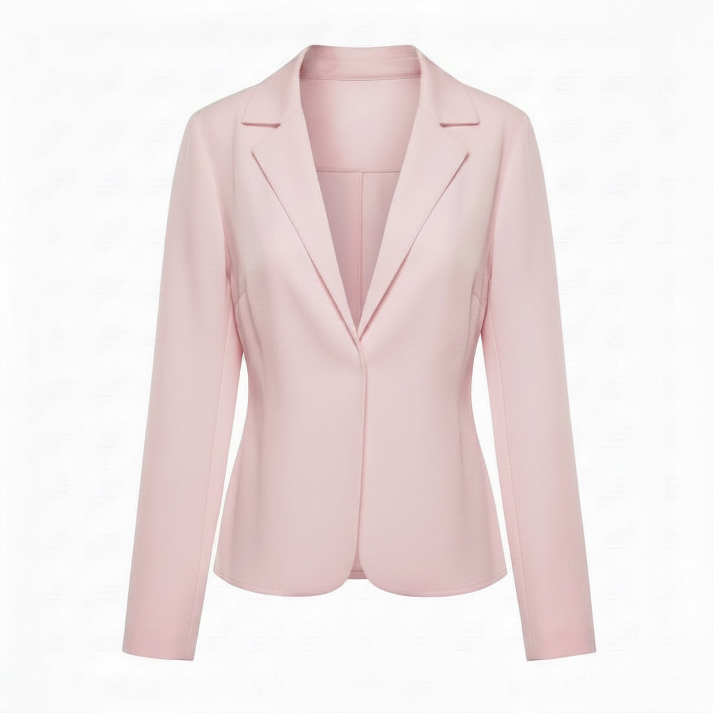 SACO DE CORTE RECTO ROSA PASTEL | PRIMAVERA-VERANO | COLECCIÓN INFINITY by PAOLA NÁJERA