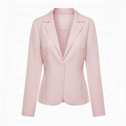 SACO DE CORTE RECTO ROSA PASTEL | PRIMAVERA-VERANO | COLECCIÓN INFINITY by PAOLA NÁJERA