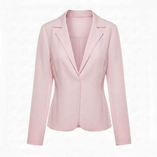 SACO DE CORTE RECTO ROSA PASTEL | PRIMAVERA-VERANO | COLECCIÓN INFINITY by PAOLA NÁJERA