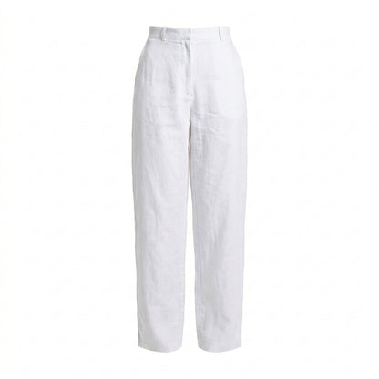 PANTALÓN BLANCO DE LINO | PRIMAVERA-VERANO | COLECCIÓN HILOS INVISIBLES by PAOLA NÁJERA