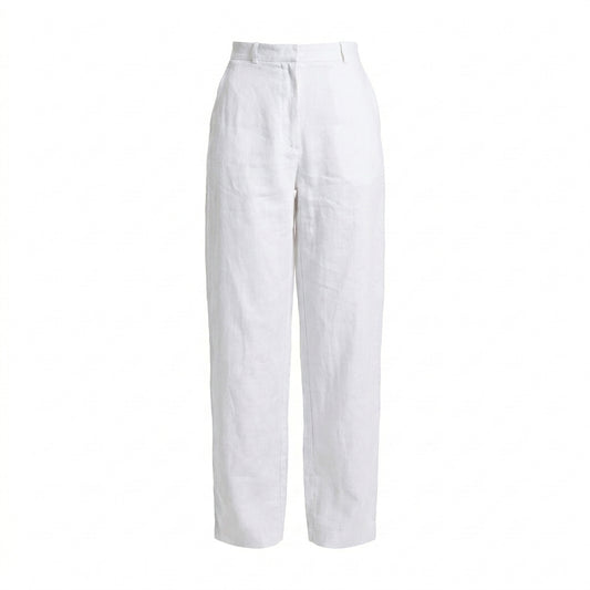 PANTALÓN BLANCO DE LINO | PRIMAVERA-VERANO | COLECCIÓN HILOS INVISIBLES by PAOLA NÁJERA